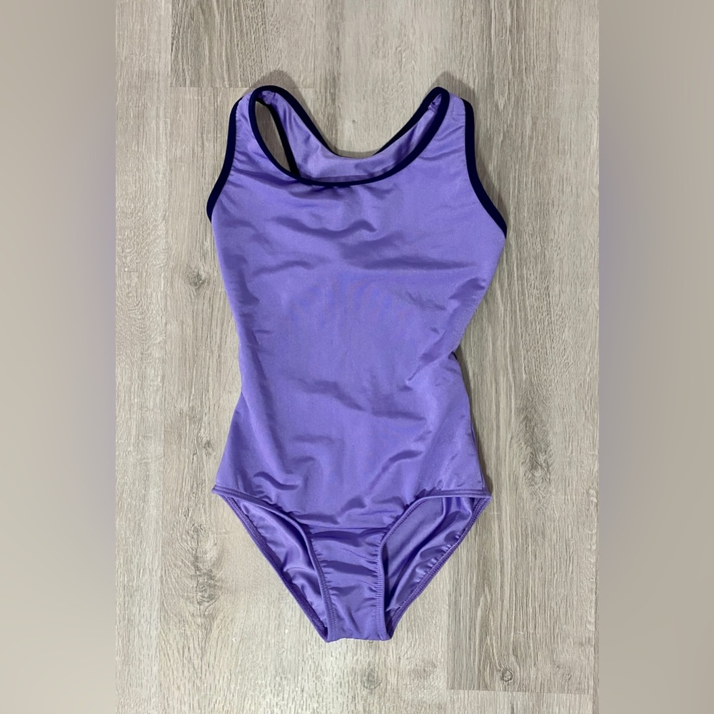 Mariia Dance Wear purple leotard, size child large